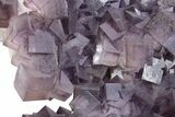 Cubic Purple Fluorite with Phantoms - Yaogangxian Mine #285038-5